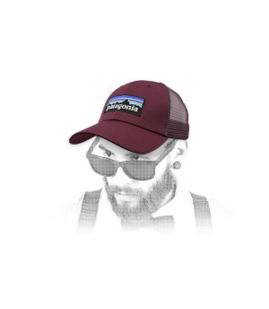 trucker Patagonië bordeaux P6 Logo Trucker LoPro Dark Currant